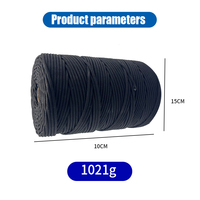 Corde tressée avec bobine de 1 kg, populaire dans l'industrie pêchère africaine, corde en nylon, corde spécialisée, 2,3 mm