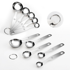 Stainless Steel Measuring Spoon Set 5 Piece Dishwasher Safe For Baking Coffee Milk Powder - Product Image 5
