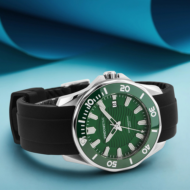 High Quality New Luxury Men's Watch Stainless Steel Case Luminous Dive Automatic Mechanical Limited Edition 20BAR Water