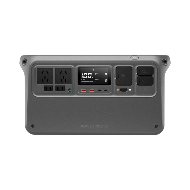 Power 1000 V2 Portable Power Station for Drones 1024Wh 2600W LiFePO4 Battery with 140W USB-C for Camping Emergency Backup