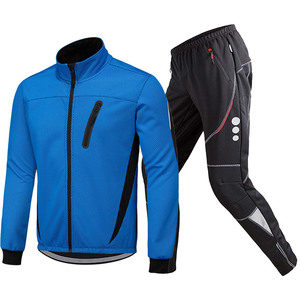 2025 <span class=keywords><strong>automne</strong></span>/hiver personnalisé à manches longues cyclisme <span class=keywords><strong>tenue</strong></span> ensemble pour hommes polaire résistant à la chaleur Anti-UV séchage rapide tempête manteau - Product Image 2