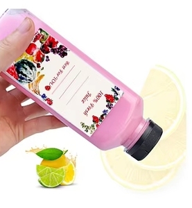 Bottiglie per Succhi in Plastica Senza BPA, Ecologiche e Riutilizzabili, 50ml-500ml, Quadrate in PET <span class=keywords><strong>con</strong></span> Tappo a Vite per Attività di Distribuzione Succhi - Product Image 5