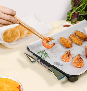 Rouleau de papier parchemin blanc/non blanchi 30cm * 8m pour le revêtement de panier Deli Wrap Patty séparant la cuisson des aliments - Product Image 3