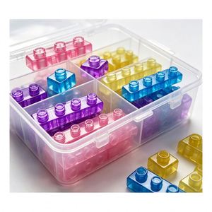 Ladrillos TPR Arcoíris, Juego de Apilamiento para Niños, Entrenamiento de Motricidad Fina, Herramienta de Actividad para el Desarrollo del Razonamiento Espacial Creativo - Product Image 4