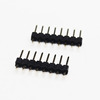 Conector de venta directa de fábrica 1,00mm aguja de una sola fila aguja recta de 180 grados conector PCB Pin Header para electrónica