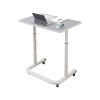 Bureau d'ordinateur portable réglable en hauteur pour chevet, table d'étude simple pour chambre à coucher, poste de travail informatique pour étudiants (vente en gros)