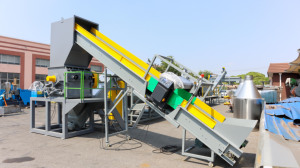 Barile in HDPE riciclato secchio in HDPE frantumazione lavaggio linea di asciugatura rifiuti plastica PE PP Film linea di lavaggio - Product Image 4