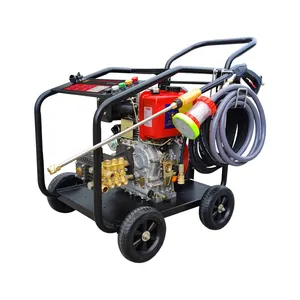 Quality Assurance Automatic Four-Wheeled Diesel High Pressure Cleaner 250BAR/3600PSI Cold Water Cleaning Tool