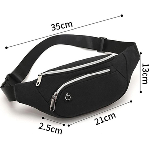 Riñonera Deportiva Ajustable Personalizada para Mujer y Hombre con Salida para Auriculares - Fabricante - Product Image 2