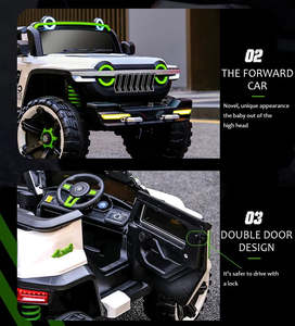 Carro elétrico 2 assentos diferencial, ajuste de 3 velocidades, 3 cores, para escolher carro elétrico, estação de carregamento rápido - Product Image 4