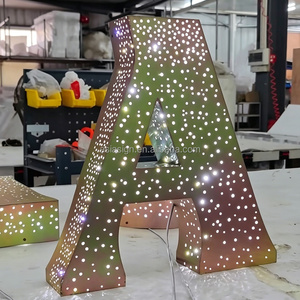 Decorazione Luminosa a LED con Effetto Cielo Stellato, Scritte Stereoscopiche per Sfondo di Sale Live Streaming, Parole Pubblicitarie per Edifici e Uffici - Product Image 5