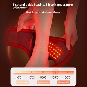 Vibration des pieds masseur chauffant compresse chaude <span class=keywords><strong>sans</strong></span> <span class=keywords><strong>fil</strong></span> soulager la douleur à la cheville fasciite protection articulaire cheville os semelle du pied - Product Image 6