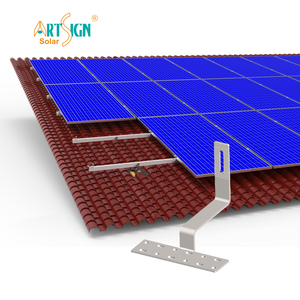 Support de <span class=keywords><strong>fixation</strong></span> en acier inoxydable SUS304 pour tuiles solaires, fabriqué en Chine, pour système de montage de panneaux photovoltaïques |   Art Sign - Product Image 1