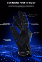 Gants de moto à coque dure Gants de course pour équitation de sport de plein air Guantes Moto Ffr Unisexe