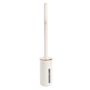 Spazzola per WC Ecologica da Parete con Testina Sostituibile in Spugna, Liquido Detergente Integrato e Aromaterapia, Senza Foratura - Product Image 6