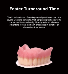 Chuyên nghiệp nha khoa cơ sở nhựa cho răng giả mạnh mẽ | lý tưởng cho Nha khoa nhựa 3D in ấn trong phòng thí nghiệm - Product Image 3