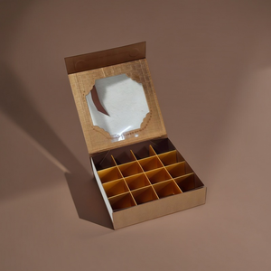 Confezione regalo al cioccolato magnetica personalizzata in 16 pezzi con finestra in PVC, <span class=keywords><strong>perfetta</strong></span> per il Branding - Product Image 5