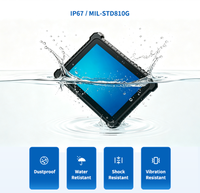 Tablet Komputer Industri Genggam Khusus 8/10.1 Inci, Windows 10, Tangguh, 1920*1200, 5G, untuk Lokasi Konstruksi