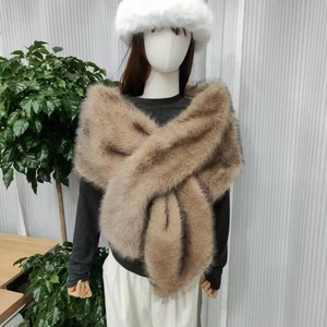 Imitation fourrure fourrure de renard Cheongsam châle col en fourrure Cape scène dîner châle robe de mariée fête écharpe <span class=keywords><strong>veste</strong></span> <span class=keywords><strong>femme</strong></span> - Product Image 4