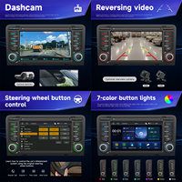 Autoradio MP5 BQCC 7 pouces avec Carplay, écran tactile IPS AHD, lecteur multimédia pour Audi A3/S3/RS3 2003-2012