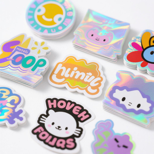 Tem nhãn decal cắt theo yêu cầu, chống nước, in trên chất liệu vinyl dùng cho bao bì sản phẩm - Product Image 2