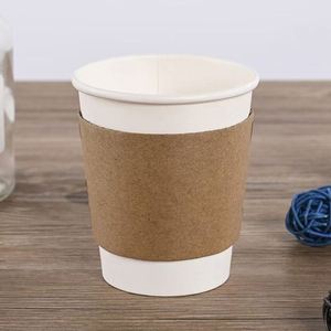 Manchons en carton ondulé pour gobelets à café ou thé au lait, vente en gros - Product Image 2