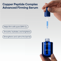 Sérum Anti-Âge Avancé au Complexe de Peptides de Cuivre Bleu GHK-Cu pour l'Élasticité de la Peau, Hydratant et Renforçant la Barrière Cutanée, OEM