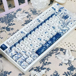 Capuchons de touches à thème <span class=keywords><strong>Secret</strong></span> Garden, en PBT, par sublimation, gravés sur le côté, profil Cherry/M-OA pour clavier mécanique Mx Switch 64/104/108 - Product Image 3