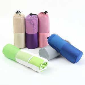 ผ้าเช็ดตัวไมโครไฟเบอร์แบบพกพา ซึมซับเร็ว แห้งไว สีพื้น สำหรับเล่นกีฬา ฟิตเนส ชายหาด ใช้ซ้ำได้ ทำความสะอาดง่าย - Product Image 6