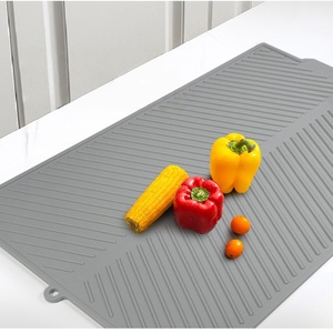 Tapete de Silicona Impermeable para Secar Platos de Cocina, 3mm de Grosor, Resistente al Calor y Antideslizante, Tabla de Drenaje - Product Image 1