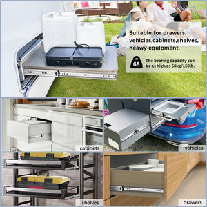 Aolisheng 51 מ "מ חובה כבדה נעילה מגלשות 68 ק" ג כדור נושא שקופיות צד הר - Product Image 6