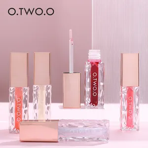 O. Tw O.o 5 Kleuren Licht Clear Crystal Berry Lipgloss Glitter Fleuren Mollige Lippen Jelly Hydrateren Lipgloss Oem