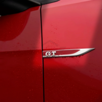 Autocollant 3D en métal GTI pour carrosserie de voiture, emblème de porte latérale, de fenêtre, de carrosserie pour Volkswagen VW GTI GOLF Polo Tiguan TOURAN CADDY