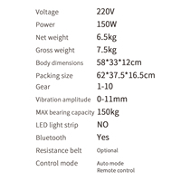 Plataforma Vibratoria Eléctrica EIGFOH TM-07-7 Fabricada en China, Múltiples Programas para Reducción de Grasa Específica y Acondicionamiento Corporal General