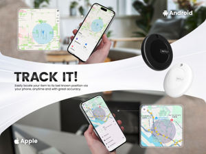 MiLi MiTag FindMy pour traceur GPS compatible iOS et Android – Localisateur intelligent en plastique pour portefeuilles, sacs à dos, voitures, bagages et objets – Type Airtag - Product Image 4