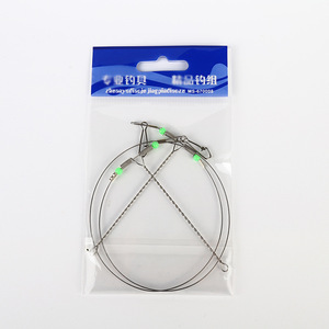 Juego de Aparejos de Pesca, 109 Anzuelos de Pesca Marítima Luminosos de Acero Inoxidable con Cable de Alambre, para Pesca en Agua Salada - Product Image 1