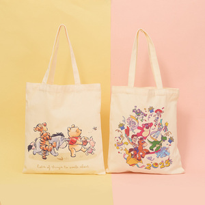 Dessin animé écologique imprimé dames Portable grande capacité sac fourre-tout 2 voies en cuir gaufré sac à main - Product Image 2