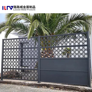 Pannello Decorativo per Recinzione in Alluminio Stile Moderno Personalizzato Tagliato al <span class=keywords><strong>Laser</strong></span> Schermo Frangivista da Giardino in Metallo - Product Image 3