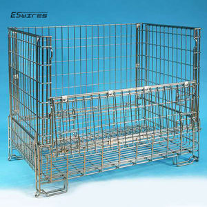 Gabbie in Rete Saldata Zincata Impilabili Pieghevoli con Telaio Rinforzato ad Alta Capacità - Product Image 3