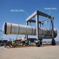 Grue à portique sur pneus (RTG) économique de 10 à 80 tonnes pour usine de composants préfabriqués