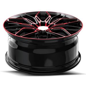 Jante de voiture de sport en alliage, noir brillant, rouge, face usinée, aluminium 19 20 21 22 23, jante de voiture forgée de 24 pouces pour Acura <span class=keywords><strong>Nissan</strong></span> <span class=keywords><strong>Altima</strong></span> - Product Image 4