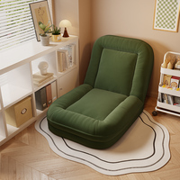 Sofá Cama Plegable Tipo Tatami, Se Puede Usar Tanto para Dormir Acostado como como Silla Individual para Dormitorios Pequeños