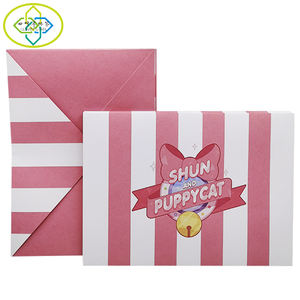 手工制作的带有信封的卡片定制喜帖贺卡 - Product Image 2