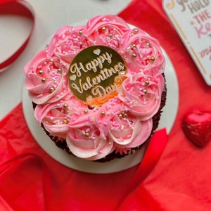 ท็อปเปอร์อะคริลิคสำหรับคัพเค้ก รูปน้ำผึ้งและความหวาน สุขสันต์วันวาเลนไทน์ ฉันรักคุณ ของตกแต่งเค้ก อุปกรณ์จัดปาร์ตี้วันวาเลนไทน์ - Product Image 3