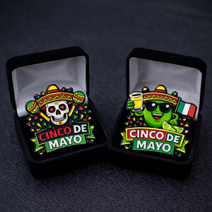 Toptan Özel Tasarım Logolu Yumuşak Sert Mineli Damgalı Fotoğraf Baskılı Demir Park Rozeti - Product Image 6