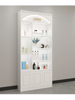 Vitrine de parfum cosmétique simple lumière LED moderne salle de stockage salon de beauté vitrine soins de la peau
