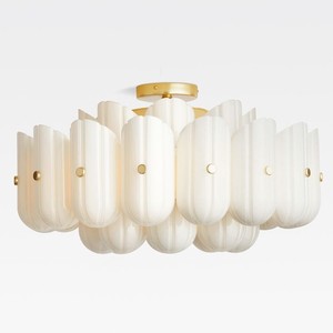 Lámpara de techo LED redonda de diseño minimalista moderno para sala de estar, dormitorio, decoración del hogar D7121 - Product Image 2