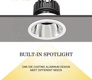 Zeal Lighting Downlight antideslumbrante LED redondo 6W 30W foco inteligente regulable techo empotrado Led Spot Light - Product Image 6