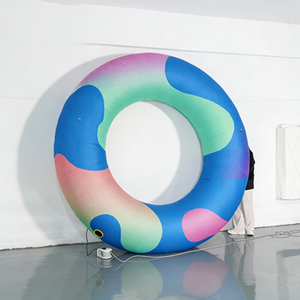 Modèle <span class=keywords><strong>gonflable</strong></span> géant en forme de donut pour la natation, bouée de sauvetage, modèles gonflables à air fermé pour les centres commerciaux - Product Image 5