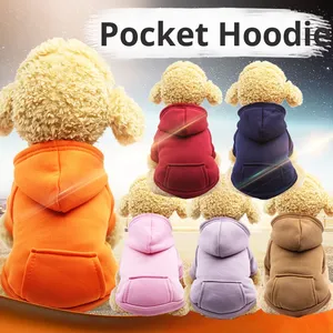 Automne hiver sweat à deux pattes pour chiens et chats moderne coton Pet Sports Style vêtements décontracté et élégant pour le nouvel an - Product Image 3